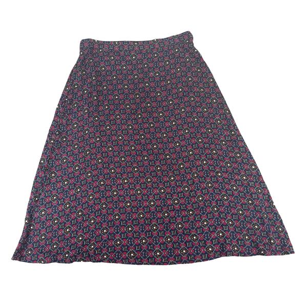 Laura Scott Dresses & Skirts - Laura Scott Women Midi Floral Skirt Large A-Line Preppy Office Business Classic